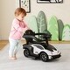 preview thumbnail 5 of 16, Gymax 3-in-1 Licensed Lamborghini Ride on Push Car Stroller Sliding