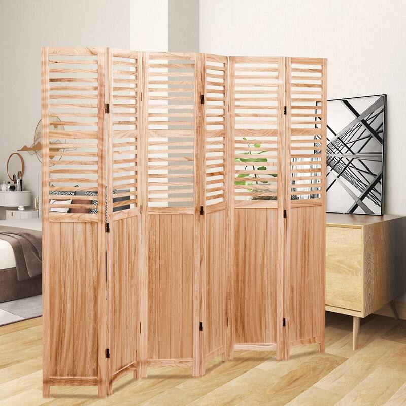 Solid Wood Folding Room Divider