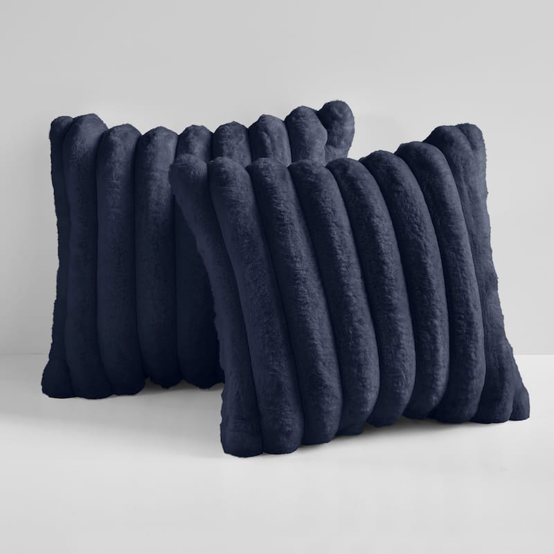 Sorra Home Indoor Knife Edge Pillow Set of 2