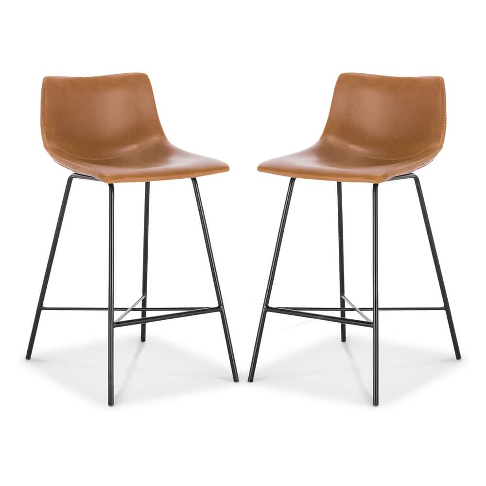 Poly & Bark Paxton 24" Seat Height Counter Stool (Set of 2)