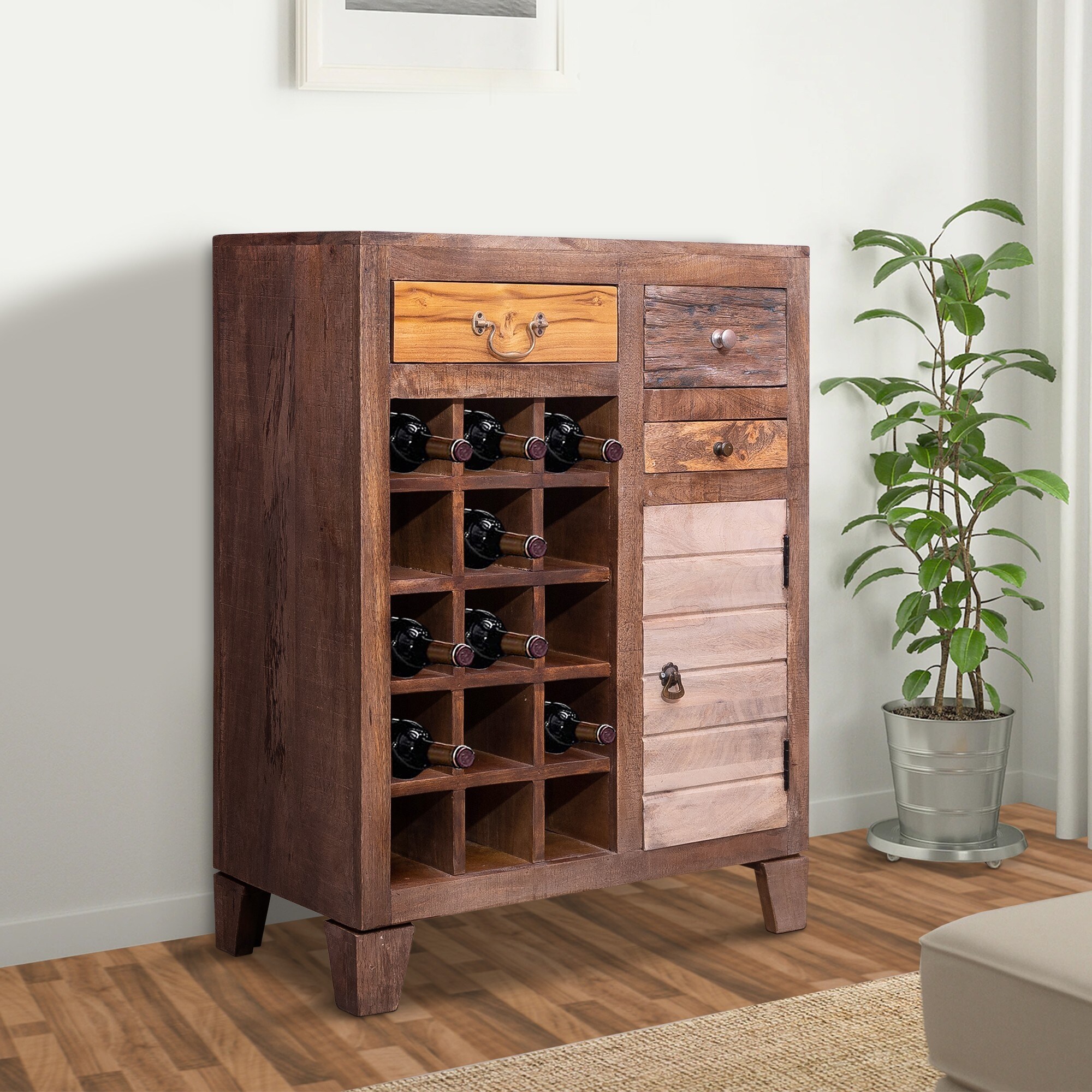 Wine accent cabinet discount