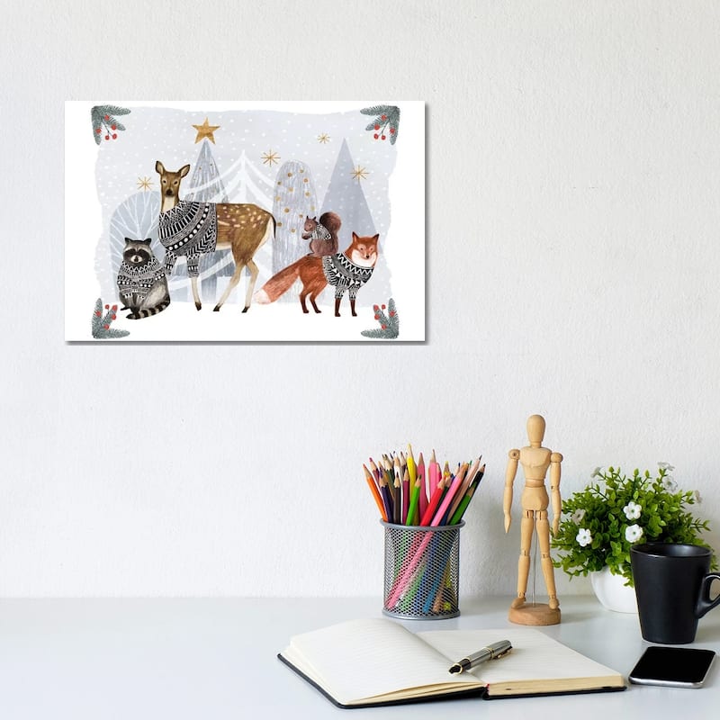 iCanvas "Cozy Christmas Collection A" by Victoria Borges Canvas Print - 8x12x0.75