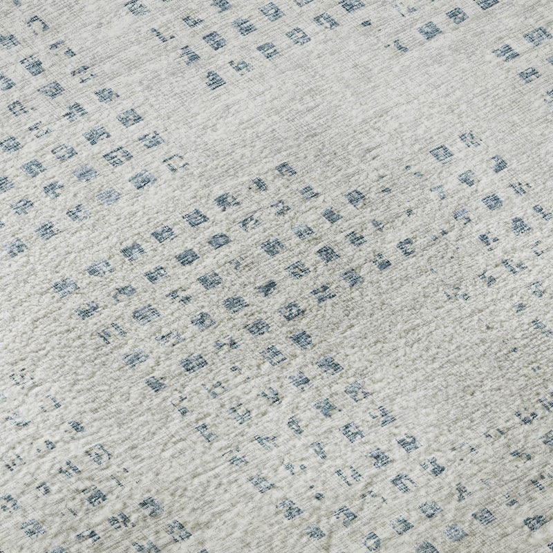 Premium Washable Super Soft Modern Houndstooth Mayfield Rug