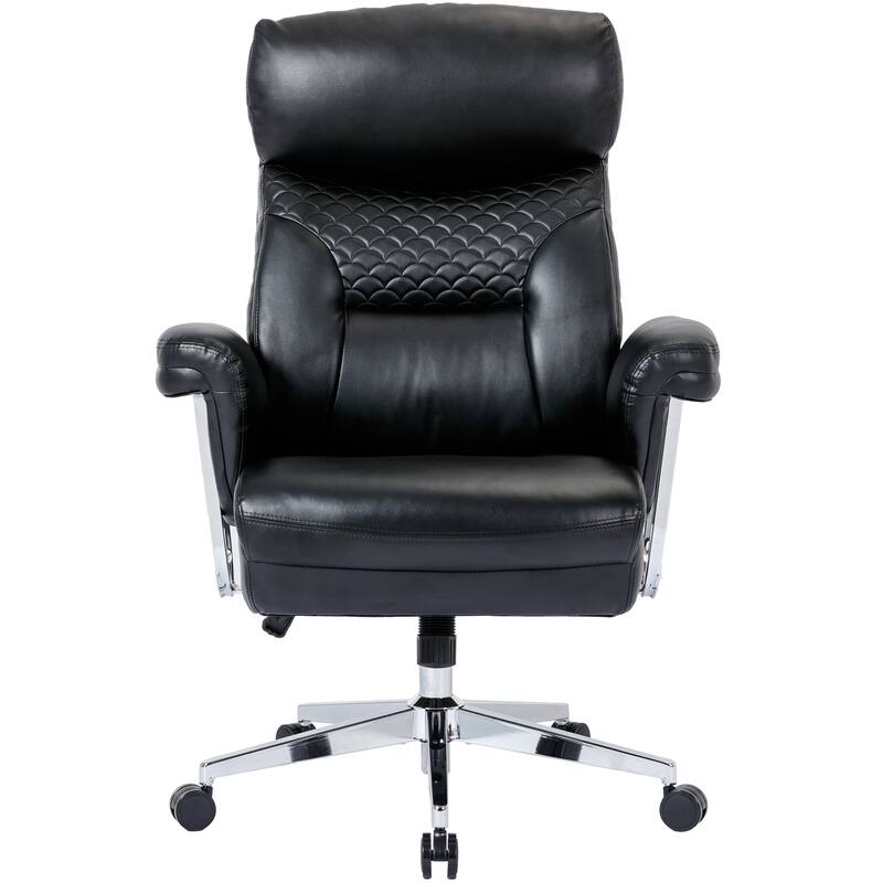 High Back Executive Office Chair w/Lumbar Support, 300lbsErgonomic