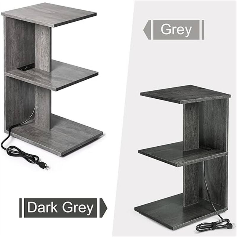 Table with USB Ports and Outlets