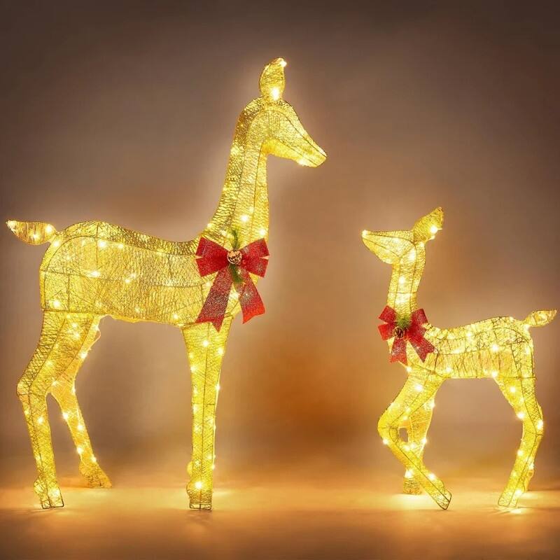 2 Packs Reindeer Christmas Decoration