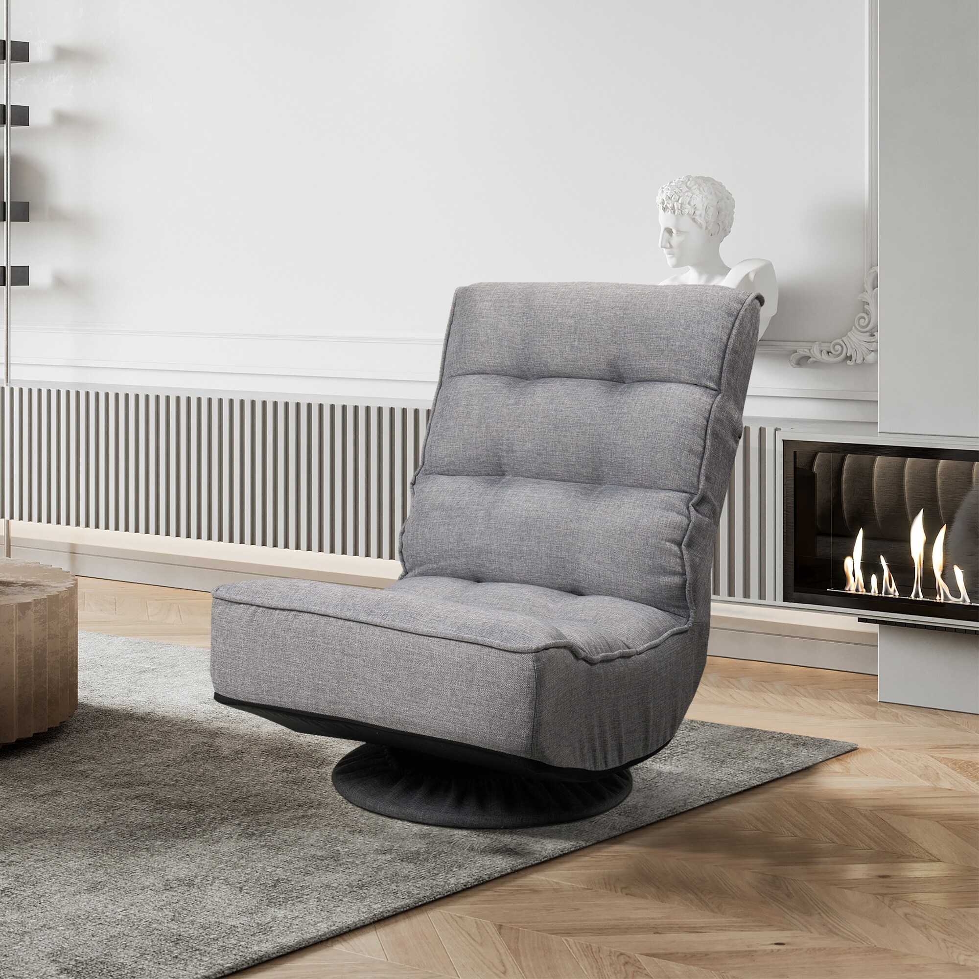 360 Degree Swivel Gaming Chair Folded Video Game Chair,Adjustable