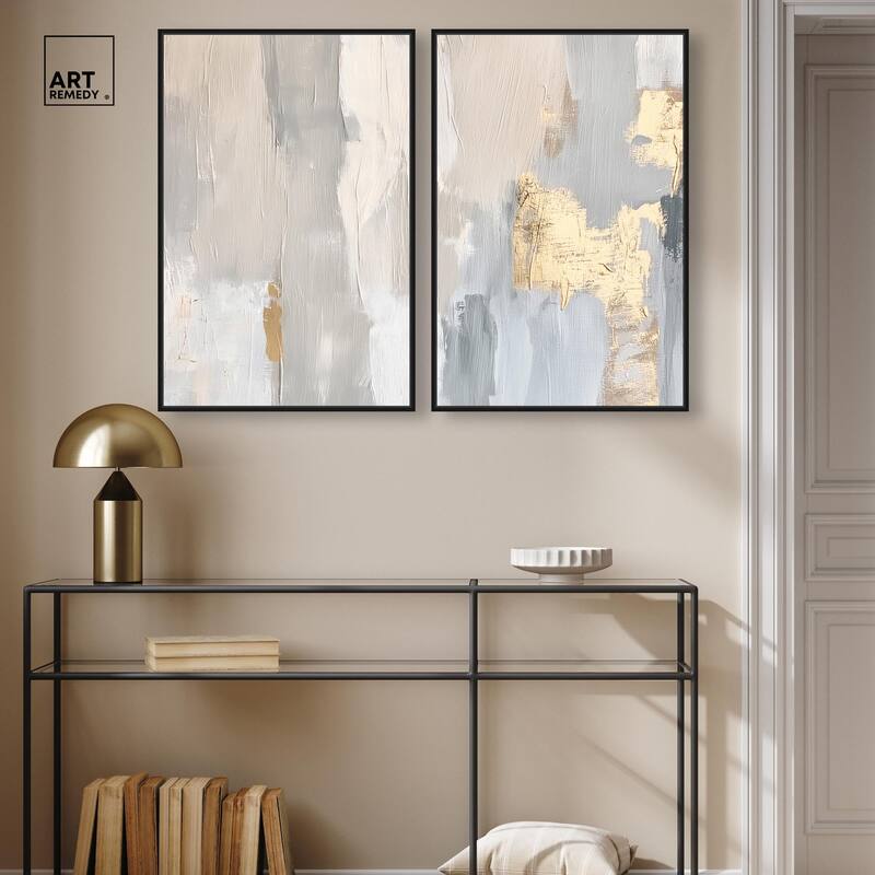 Gilded Driftwood I Canvas Set of 2 by Art Remedy