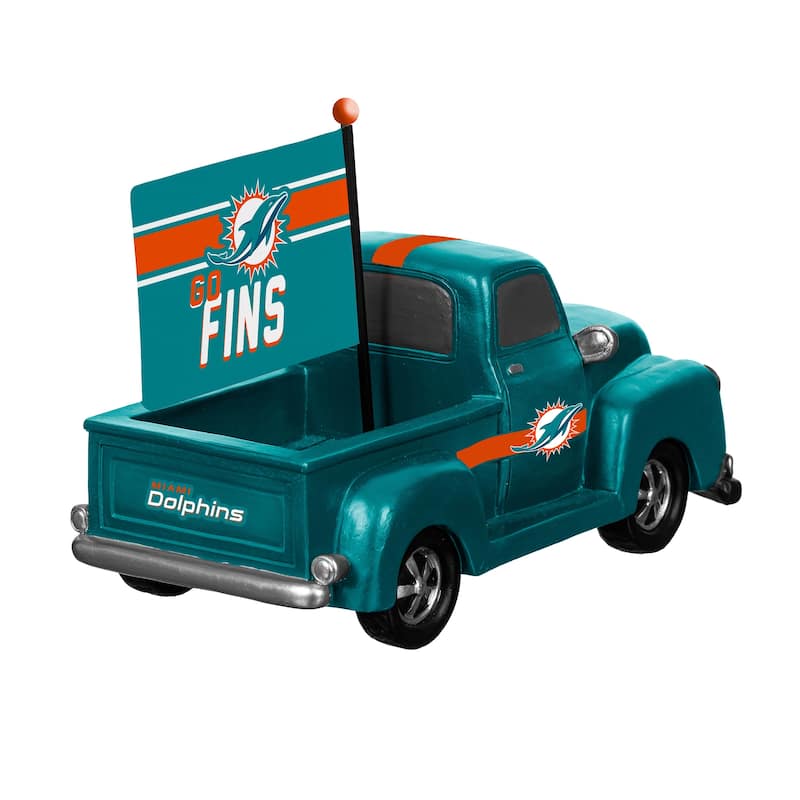 NFL Rally Truck Garden Statue with Team Flag