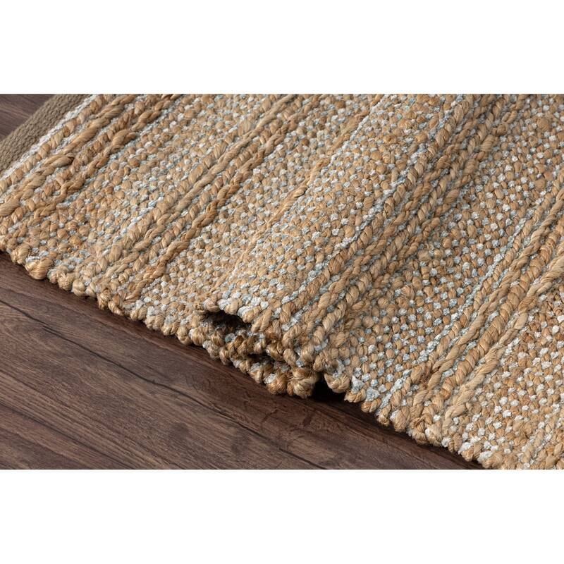 Sevita Neveah Farmhouse Jute and Chenille Indoor Area Rug