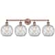 Option Clear Glass with White Rope / Antique Copper