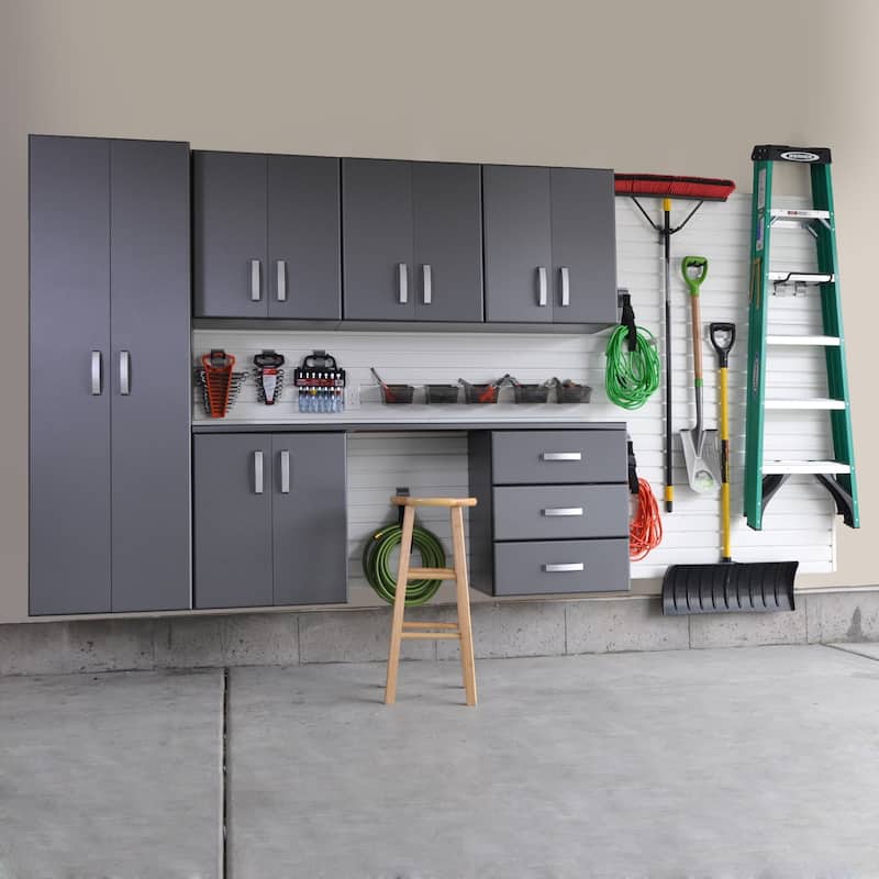 Flow Wall 24 Piece PVC Indoor Deluxe Cabinet Storage Set