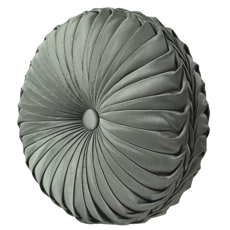 J. Queen New York Santino Tufted Round Decorative Throw Pillow