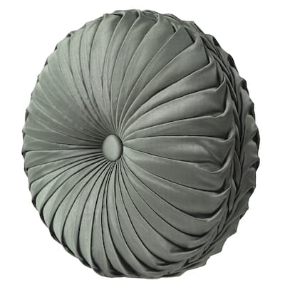 J. Queen New York Santino Tufted Round Decorative Throw Pillow