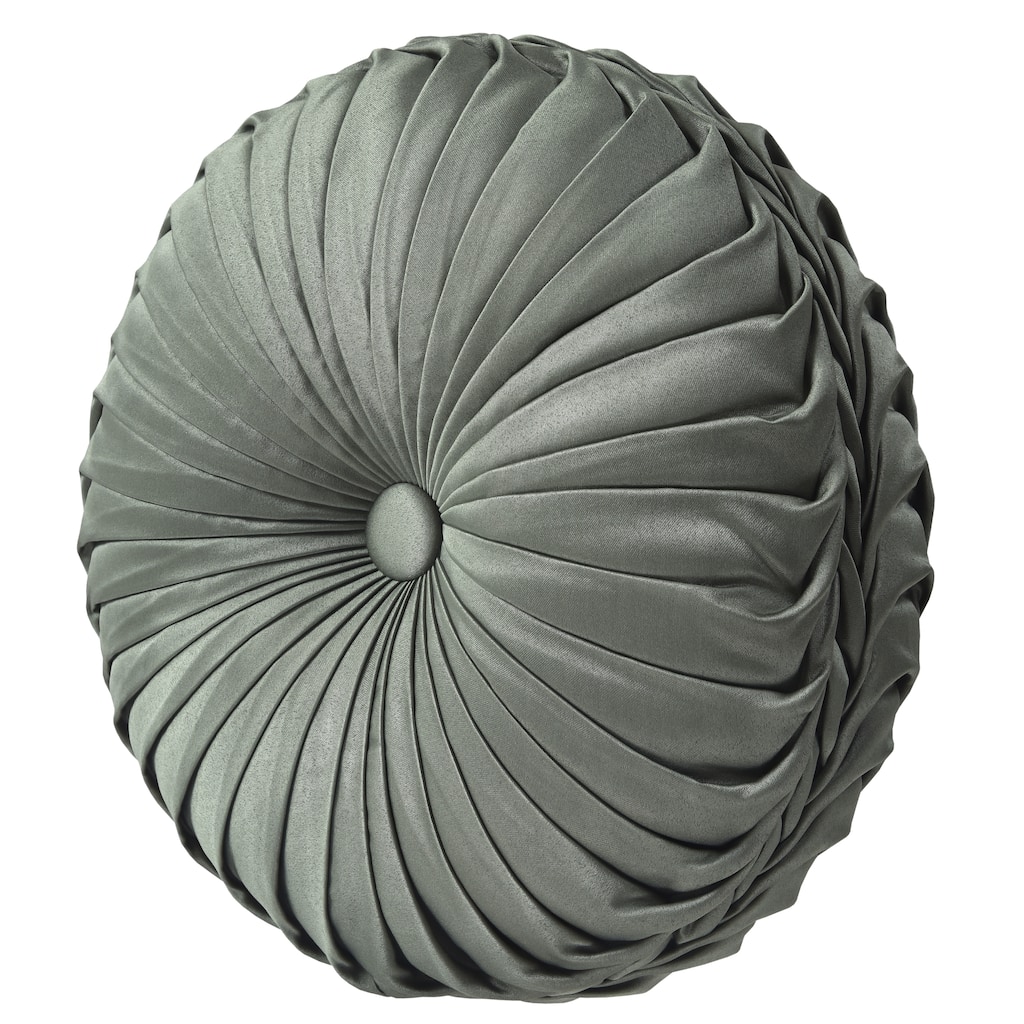 J. Queen New York Santino Tufted Round Decorative Throw Pillow