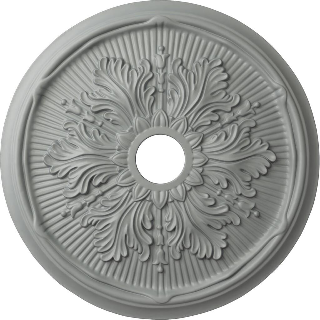 23 3/4"OD x 3 5/8"ID x 1 7/8"P Luton Leaf Ceiling Medallion