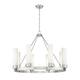 Option Striped White / Satin Nickel