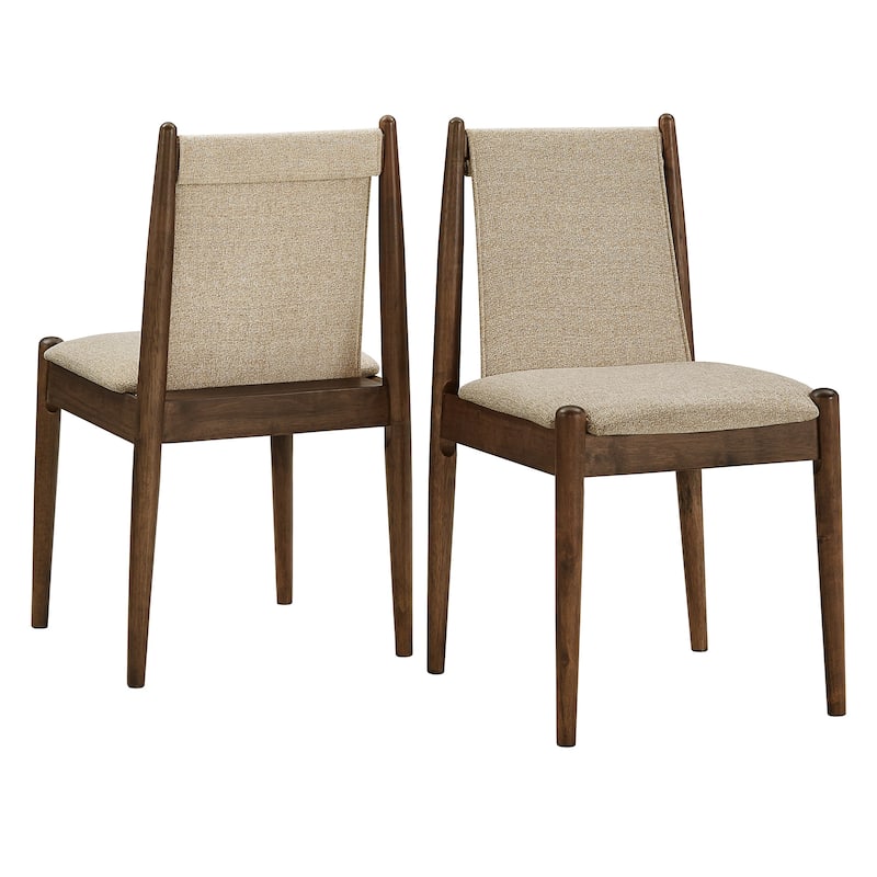 Rondo Walnut Finish Oval Dining Set (5PC) by iNSPIRE Q Modern