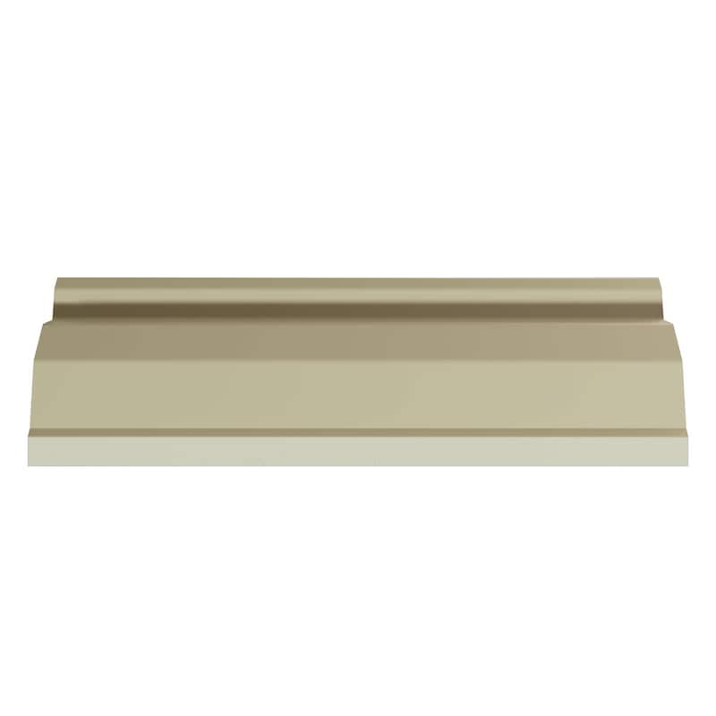5 1/2"H x 6"P x 8 1/8"F x 96"L Leia Crown Moulding - 1-Pack