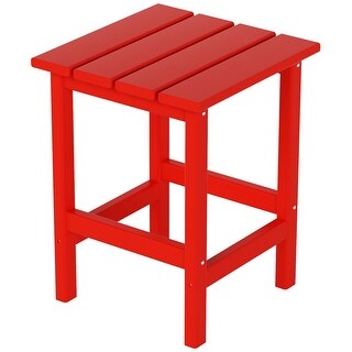 POLYTRENDS Laguna All Weather Poly Outdoor Side Table - Square