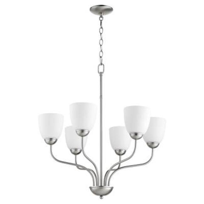 Quorum International 6 Light 25" Wide Chandelier