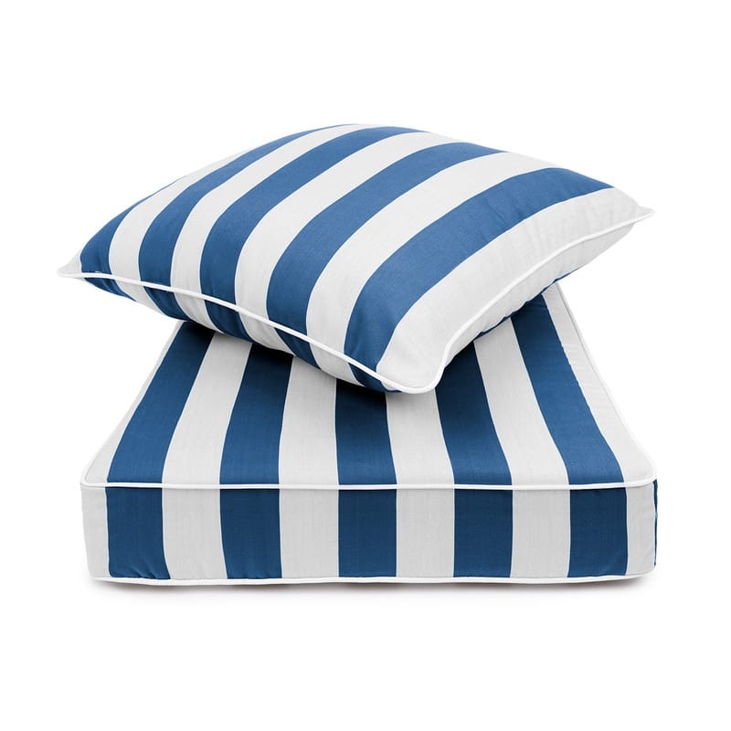 Sherry Kline Indoor/Outdoor Cabana Stripe Deep Seat Cushion (Seat & Back)