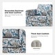 preview thumbnail 40 of 51, HULALA HOME Erkenbald Modern Slipcovered Swivel Chair with Reversible Cushion and Washable Cover