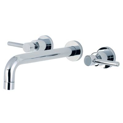 Kingston Brass Concord 3-Hole Wall Mount Roman Tub Faucet