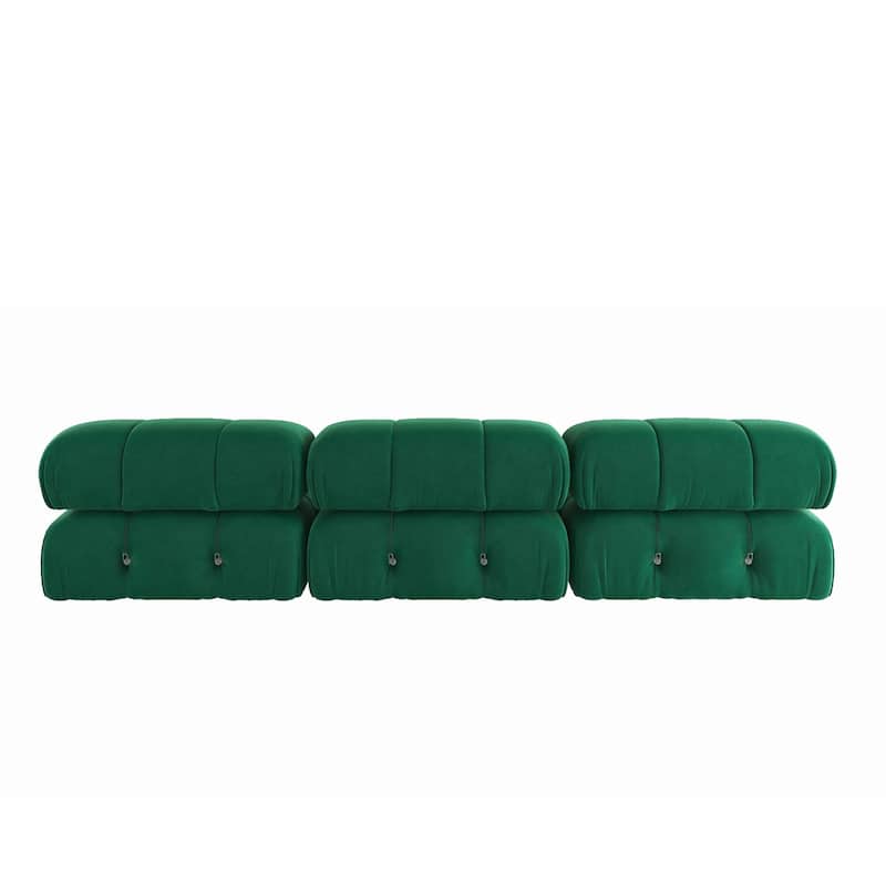 Modern Square Modular 3 Seats Sofa