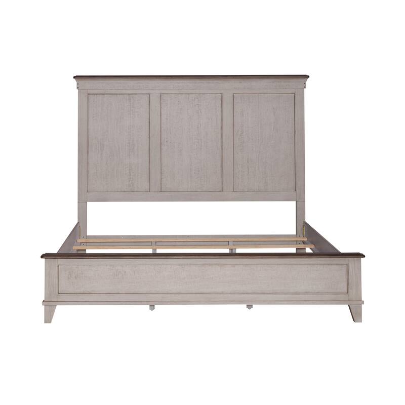 Liberty Furniture Ivy Hollow Panel Bed, Dresser & Mirror, Chest, Night Stand - King, Queen