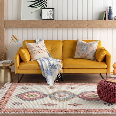 Mr. Kate Neely Boho Medallion Plush Area Rug