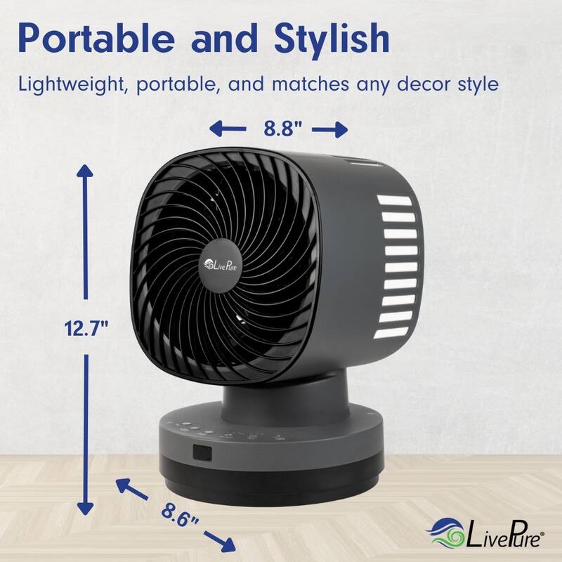 LivePure LP1200FAN Orbital Oscillating 4 Speed Fan