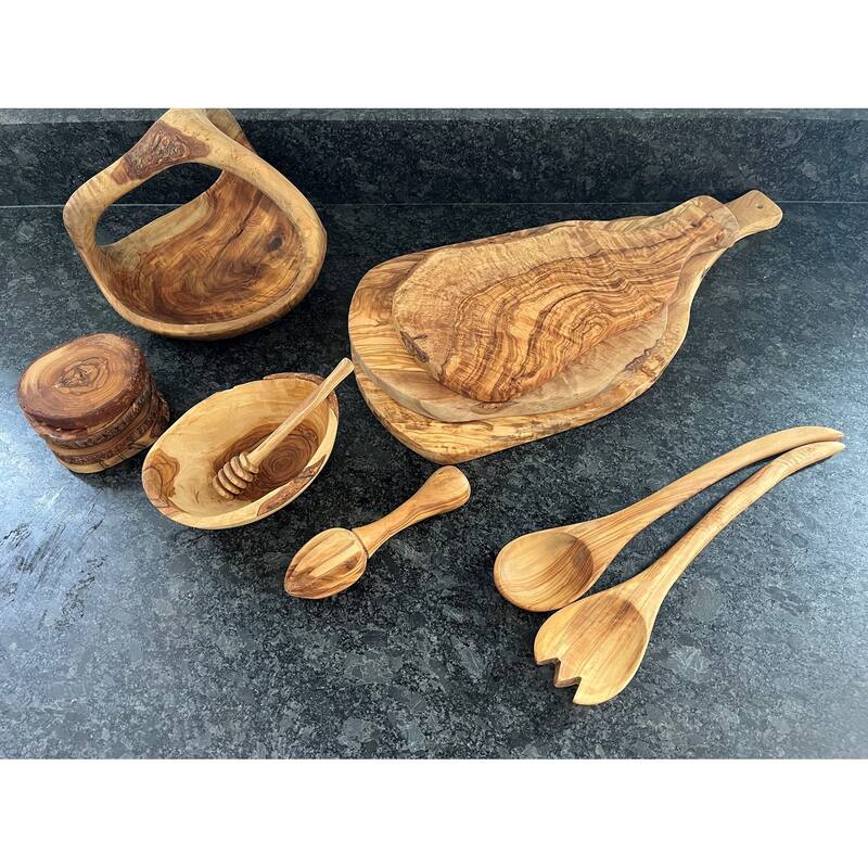 Lemon Squeezer Olive Wood Natural - Natural