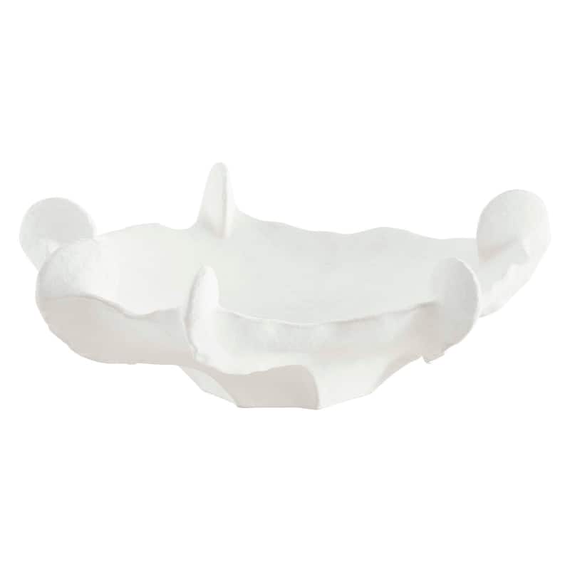 Uttermost Coral Mirage White Outdoor Bowl