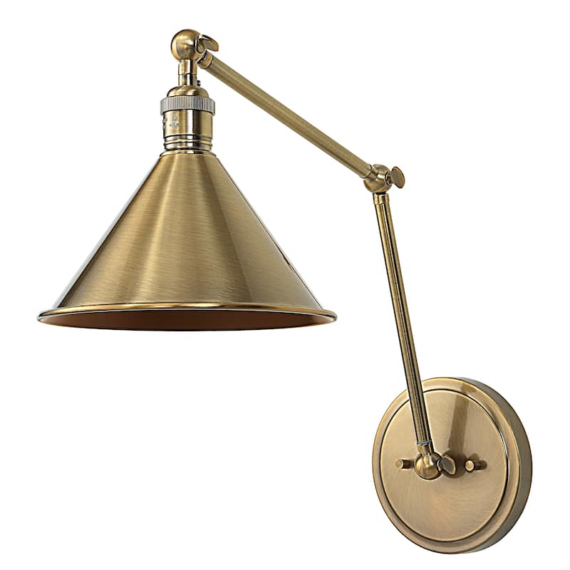Uttermost Exeter 1 Light Adjustable Sconce - 28"H x 8"W x 25"D