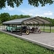 preview thumbnail 21 of 40, Outdoor Carport with Durable Galvanized Steel Roof , Multi-Functional Shelter, Carport for Cars, Boats, and Tractors 20' x 30'