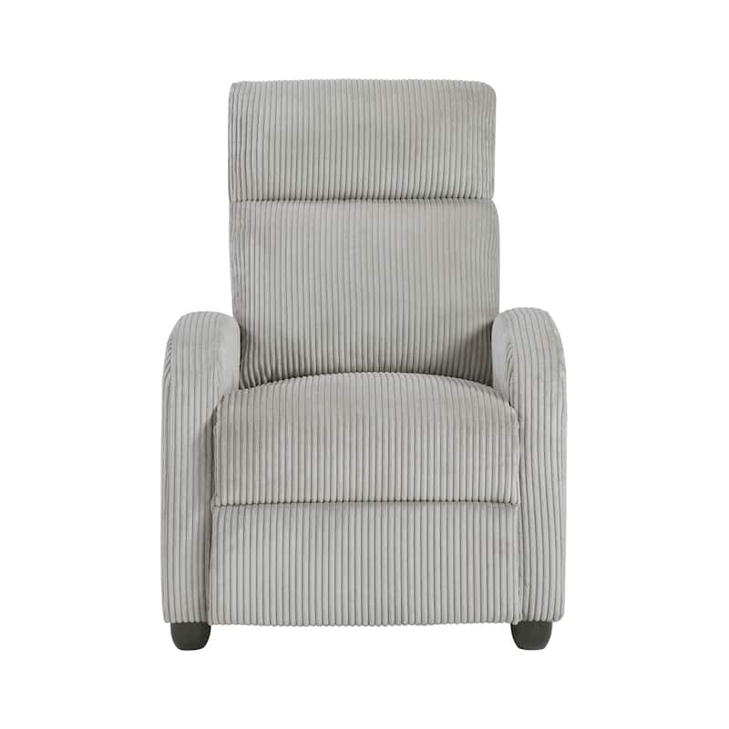 Covelo Corduroy Push Back Reclining Chair