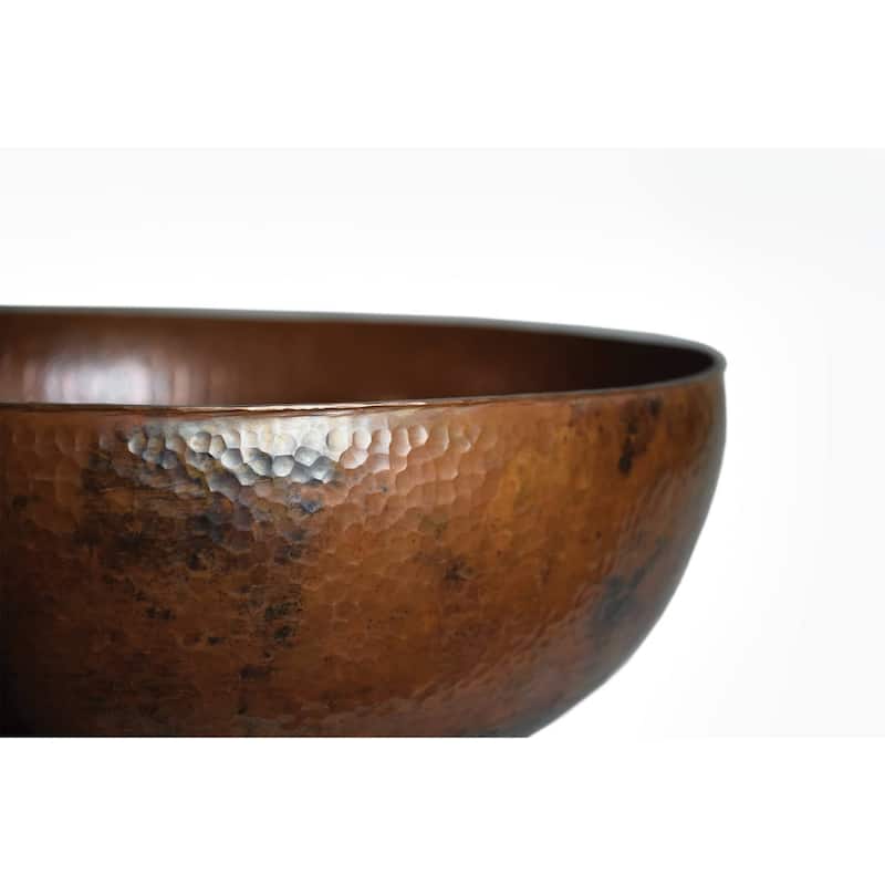 Native Trails Maestro 15-3/4" Single Basin Vessel Copper Bathroom Sink