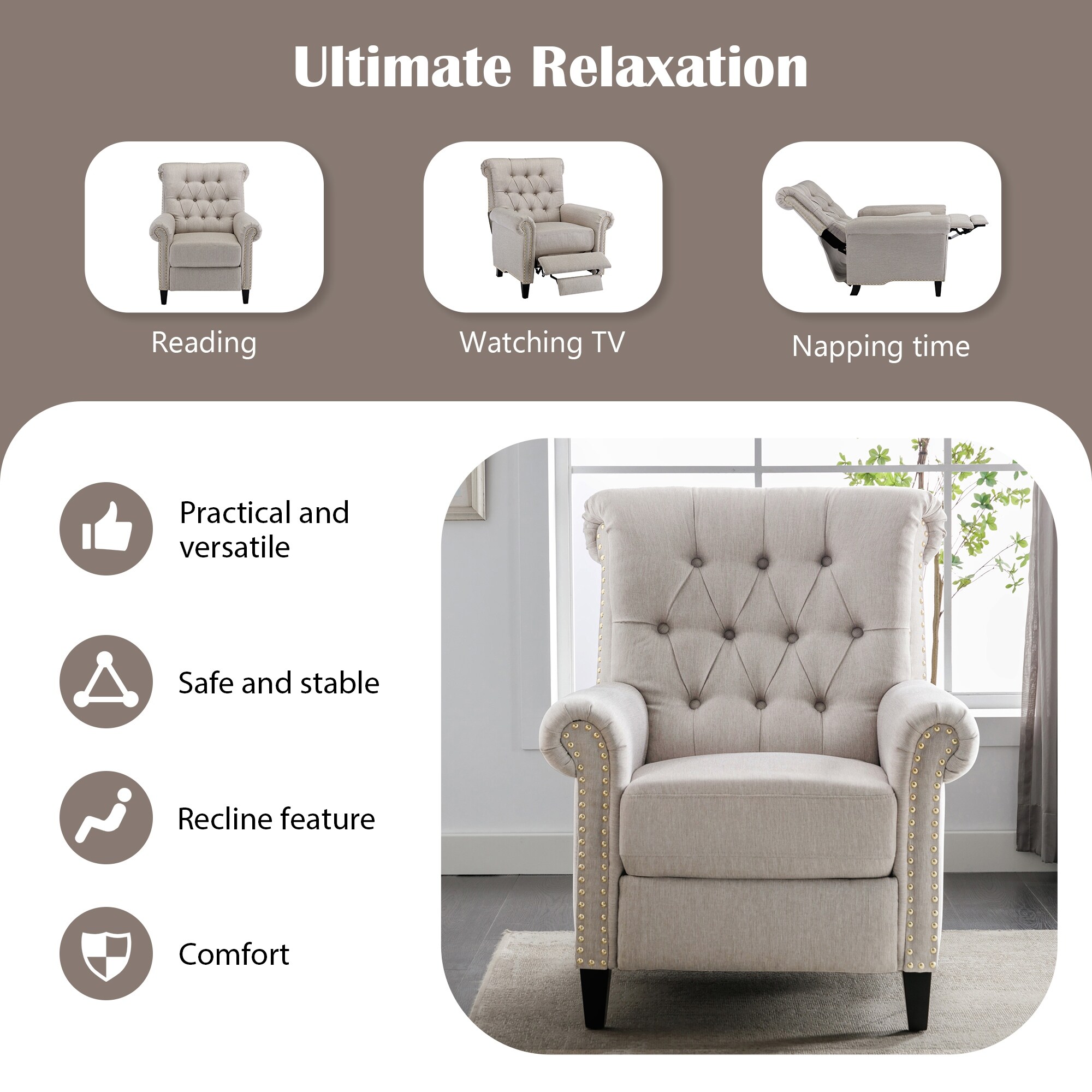 Recliner foot pads best sale