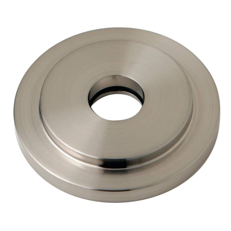 Manhattan Heavy Duty Round Solid Cast Brass Shower Flange - Brushed Nickel