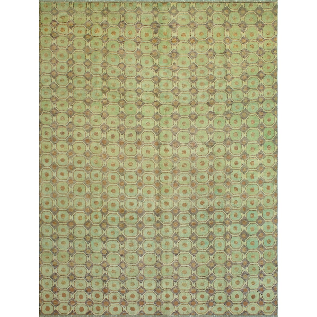 Noori Rug Vintage Distressed Rina Lt. Blue/Purple Rug - 8'4" x 11'0"