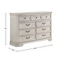 preview thumbnail 16 of 14, Roundhill Furniture Maderne Traditional Wood 9-Drawer Dresser