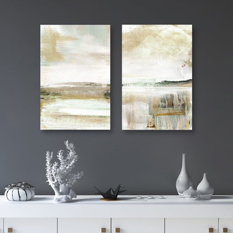 Summer Haze I, Summer Haze II by Judith Shapiro Canvas Art Prints