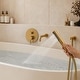 preview thumbnail 5 of 40, Wall Mounted Tub Faucet with Hand Shower Tub Filler Faucet Set