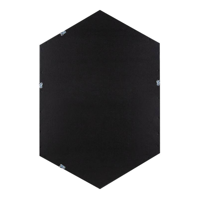 Kate and Laurel Laverty Framed Hexagon Wall Mirror