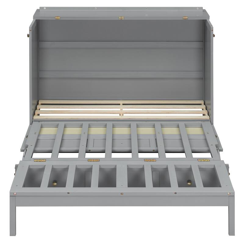 Full Size Murphy Bed with Large Drawers