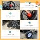 preview thumbnail 8 of 7, Kids Pedal Ride-On Excavator Truck with Horn, Manual Digger, 6 Wheels, Detachable Trailer, for Ages 3-6, No Power Needed