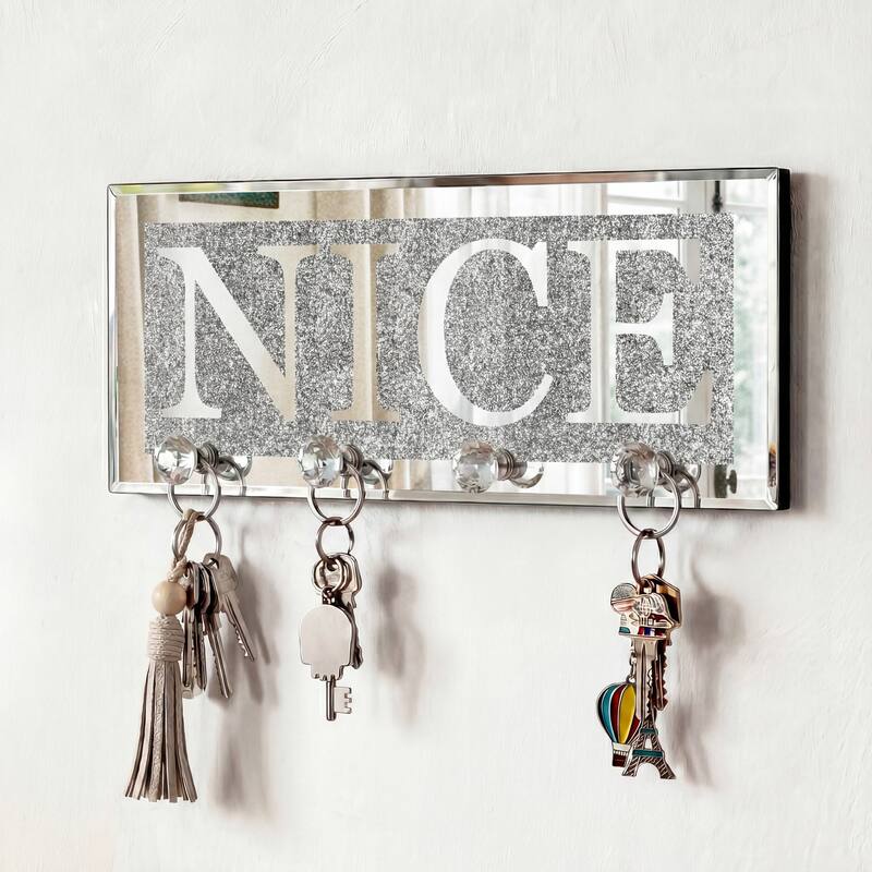 Mirrored Key Holder for Wall Decorative - NICE