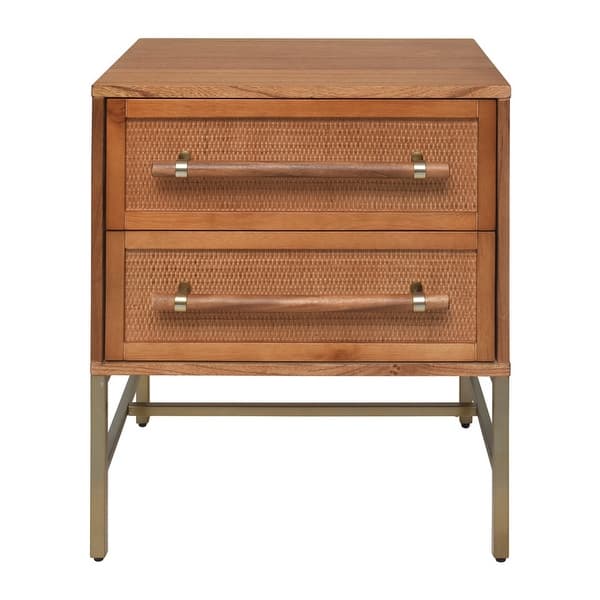 Shop 222 Fifth Sophia Acacia Wood Nightstand On Sale Overstock 27337308