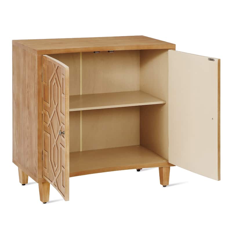 Christopher Knight Home - Rowan 2-Door Storage Accent Cabinet with Adjustable Shelves